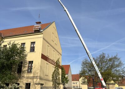 Bliege Bau GmbH | Kranautos auf der Baustelle
